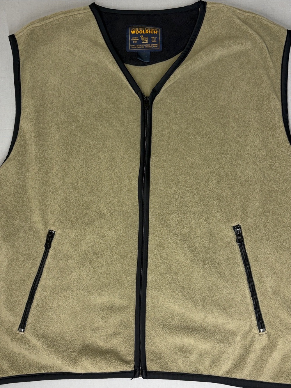 Woolrich Men's XL Fleece Vest